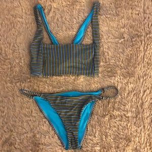 Striped bikini